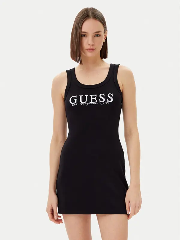 Guess Guess Haljina za svaki dan V5GK06 K8RT2 Crna Slim Fit