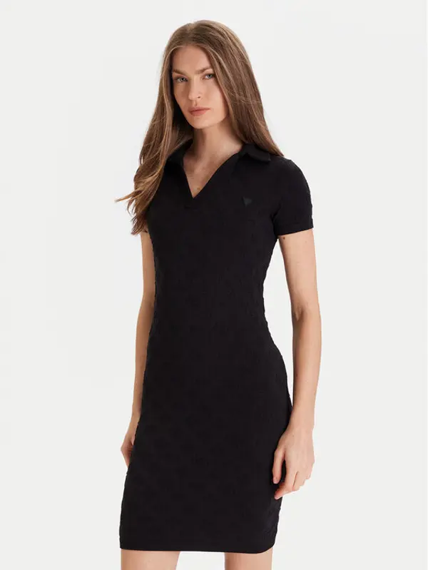Guess Guess Haljina za svaki dan V5YK05 Z3OA0 Crna Regular Fit