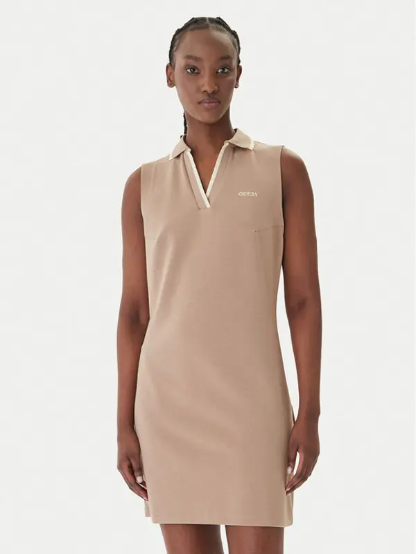 Guess Guess Haljina za svaki dan V6GK02 K2928 Bež Regular Fit