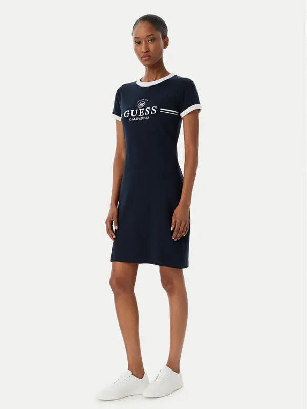 Guess Guess Haljina za svaki dan V6GK05 K2988 Tamnoplava Regular Fit