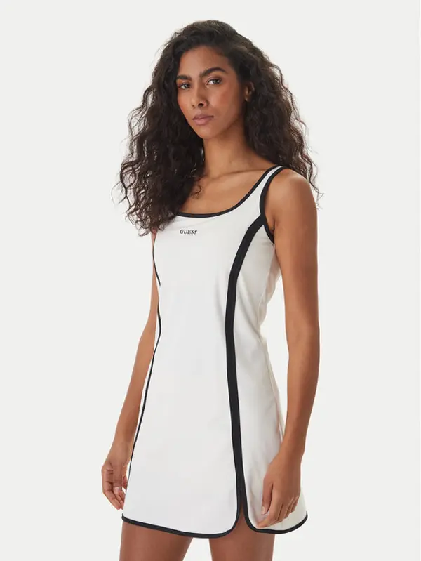 Guess Guess Haljina za svaki dan V6GK06 K2997 Écru Classic Fit