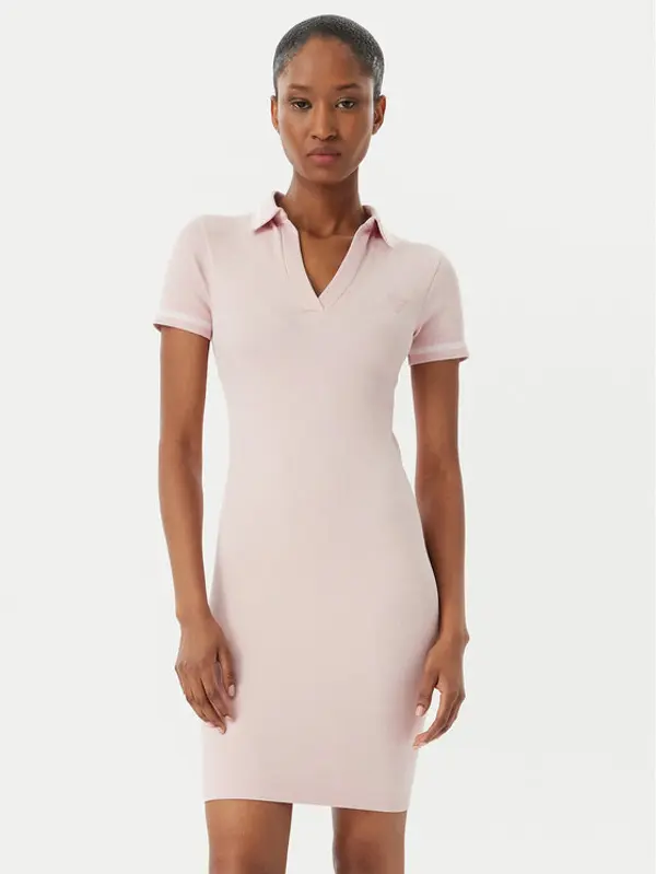 Guess Guess Haljina za svaki dan V6RK02 Z4692 Ružičasta Regular Fit