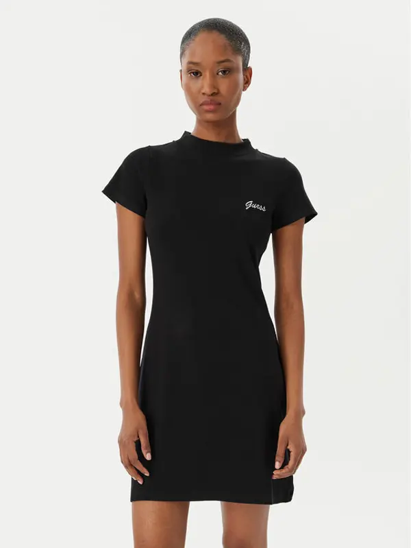 Guess Guess Haljina za svaki dan V6RK06 K8RT2 Crna Slim Fit