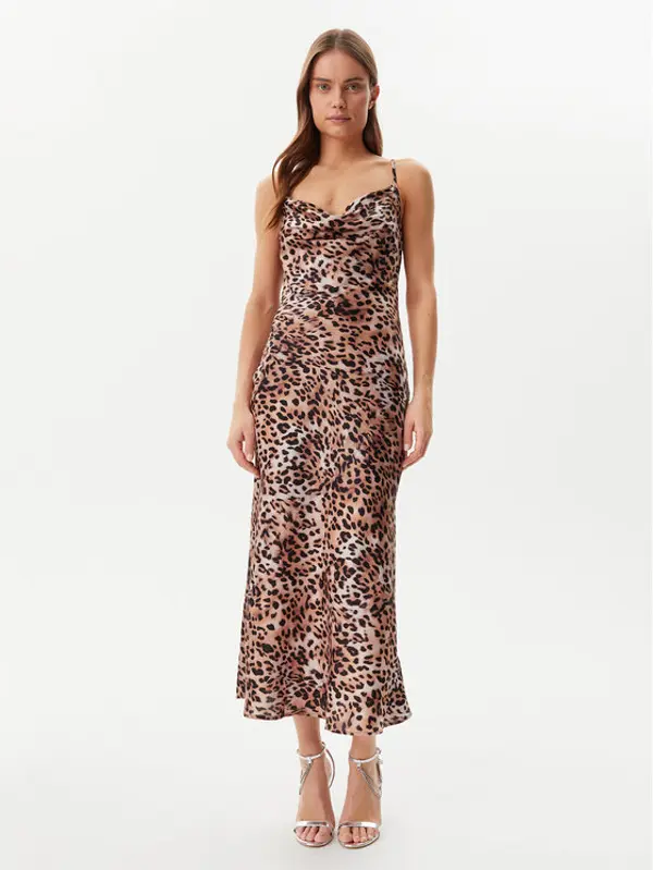 Guess Guess Haljina za svaki dan W5GK85 WH9C2 Smeđa Regular Fit
