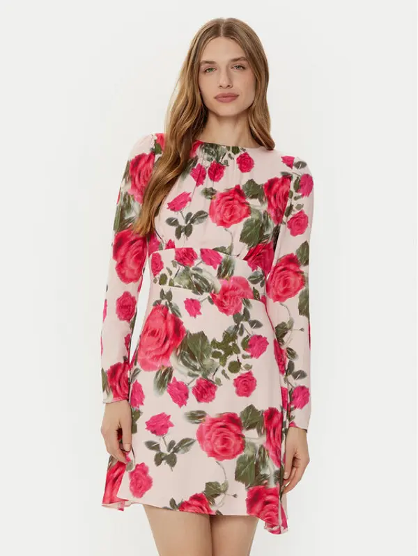 Guess Guess Haljina za svaki dan W5RK39 WGLC2 Ružičasta Regular Fit