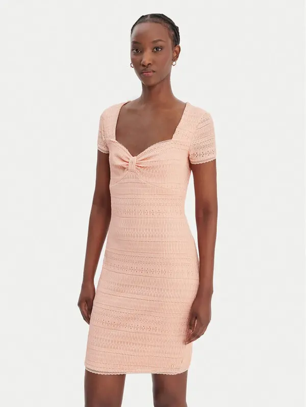 Guess Guess Haljina za svaki dan W6GK15 K2950 Narančasta Slim Fit