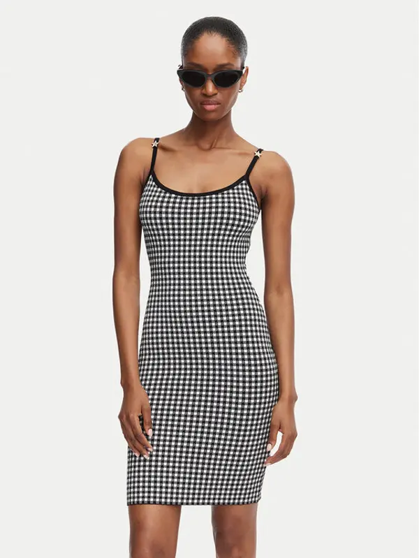 Guess Guess Haljina za svaki dan W6YKAU Z1661 Crna Slim Fit