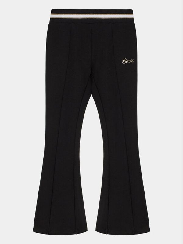 Guess Guess Hlače J4RB00 KAUH0 Crna Regular Fit