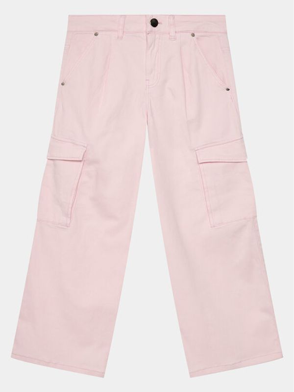 Guess Guess Hlače J4RB14 WEHD0 Ružičasta Relaxed Fit