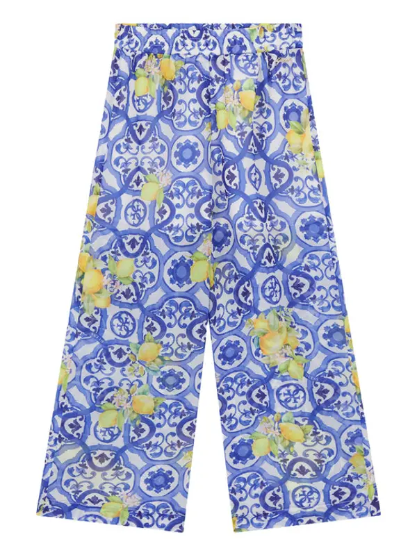 Guess Guess Hlače J6GB01 WA2T0 Plava Relaxed Fit