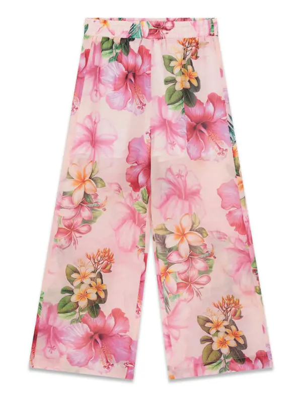 Guess Guess Hlače J6GB01 WA2T0 Ružičasta Relaxed Fit