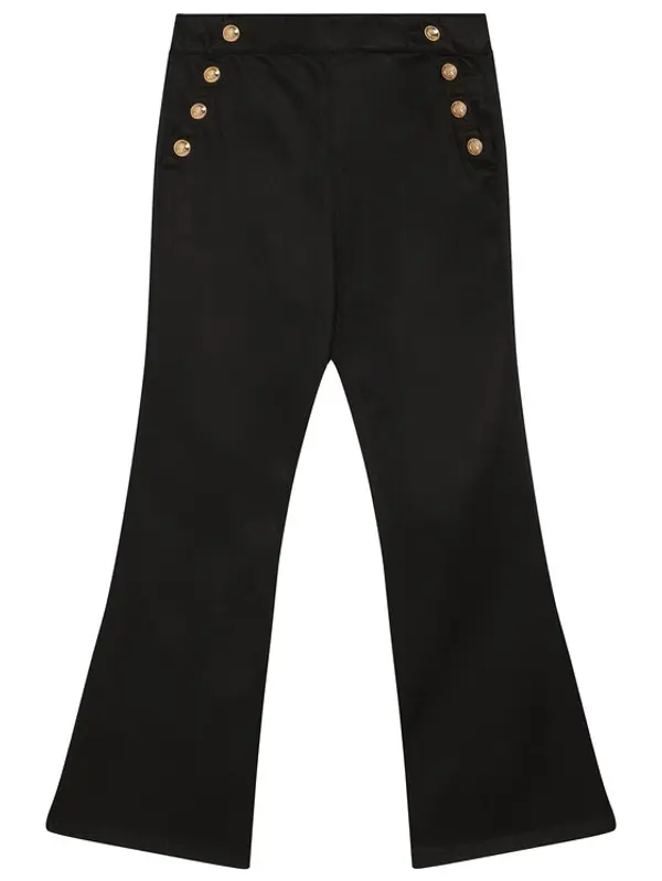 Guess Guess Hlače J6RB09 WF7H0 Crna Bootcut Fit