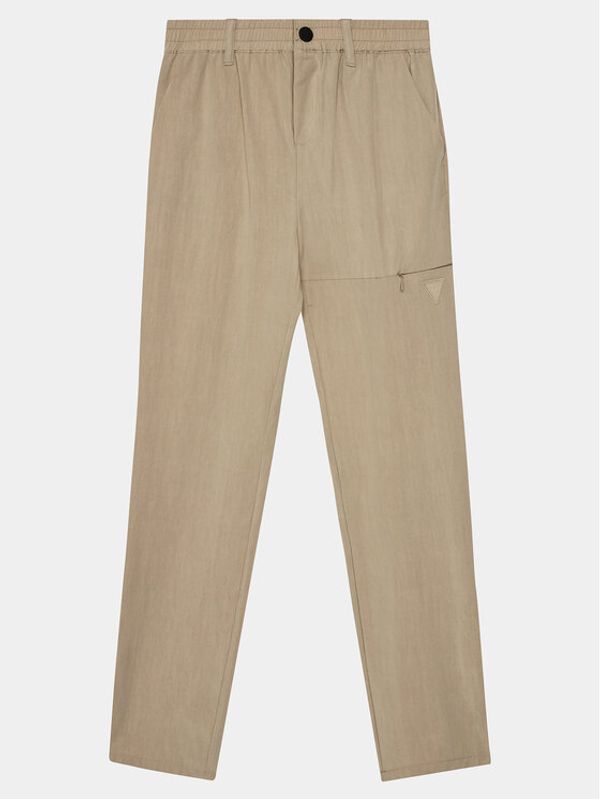 Guess Guess Hlače Long L4RB00 WFKR0 Bež Regular Fit