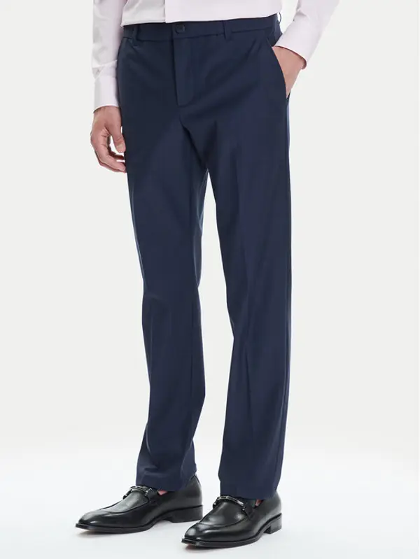Guess Guess Hlače M4YB01 WG9Z2 Tamnoplava Slim Fit