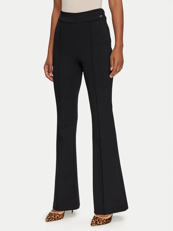 Guess Guess Hlače W4YB01 KCBO2 Crna Slim Fit