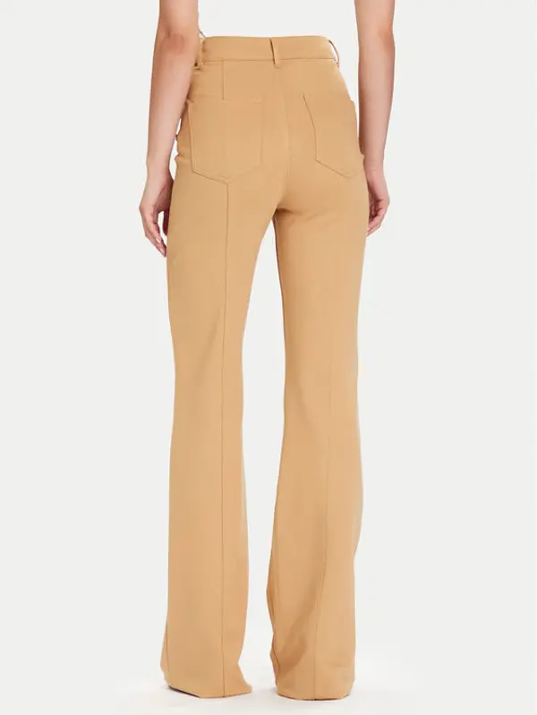 Guess Guess Hlače W5BB16 KCMU2 Bež Flare Fit