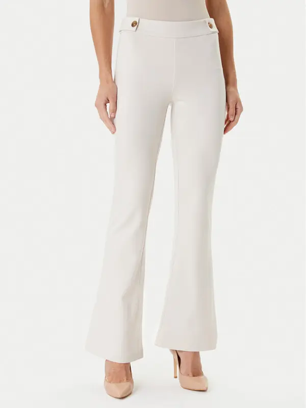 Guess Guess Hlače W5YB0I KCMU2 Écru Regular Fit