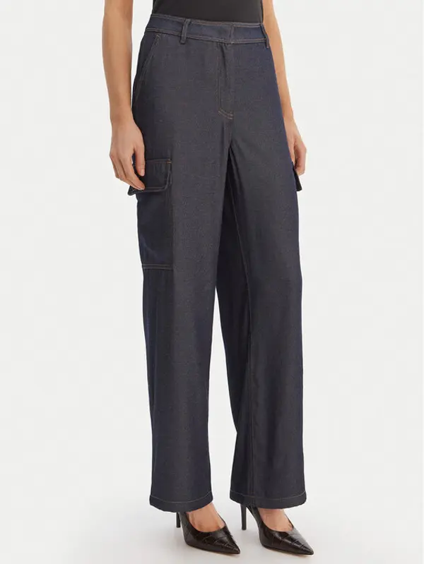 Guess Guess Hlače W6RB65 WL842 Tamnoplava Regular Fit
