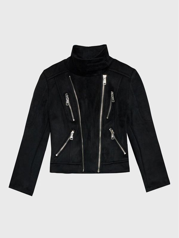 Guess Guess Jakna od imitacije kože J1BL30 WE0L0 Crna Regular Fit