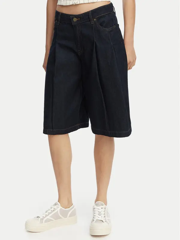 Guess Jeans Guess Jeans Bermude W6GDY5 D7971 Tamnoplava Bermuda Fit