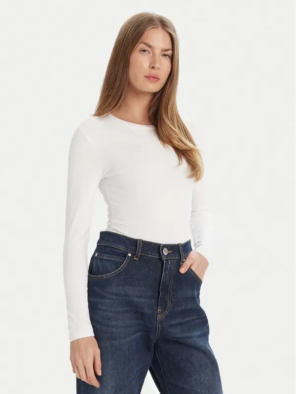 Guess Jeans Guess Jeans Bodi W4BP41 J1314 Bijela Slim Fit