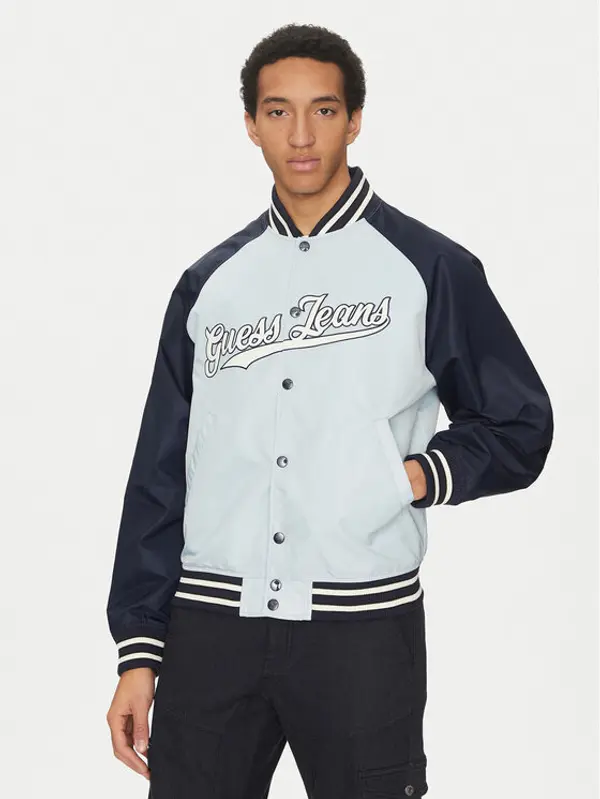 Guess Jeans Guess Jeans Bomber M5GL32 WHAA2 Svijetloplava Regular Fit