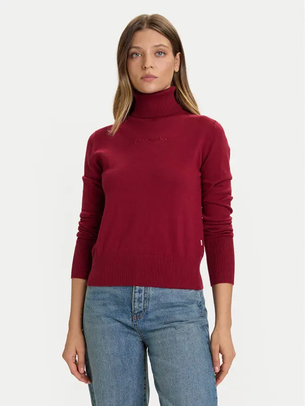 Guess Jeans Guess Jeans Dolčevita W4BR15 Z3HO2 Crvena Regular Fit
