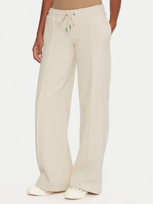 Guess Jeans Guess Jeans Donji dio trenerke W5BB04 KC811 Bež Wide Leg