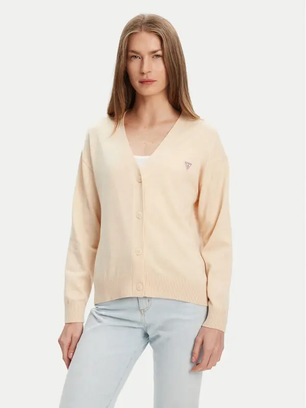 Guess Jeans Guess Jeans Džemper 168521 Bež Classic Fit