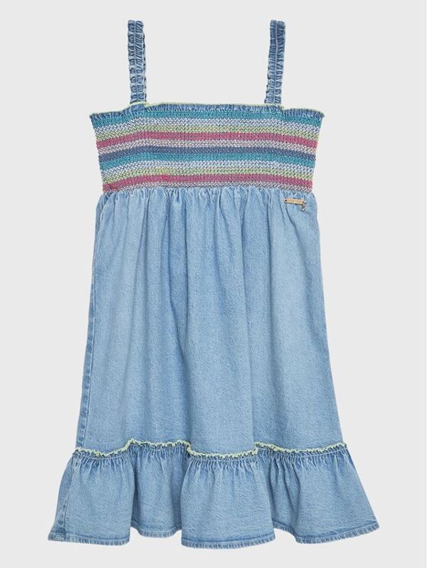 Guess Guess Jeans haljina J3GK02 D3JU0 Plava Regular Fit