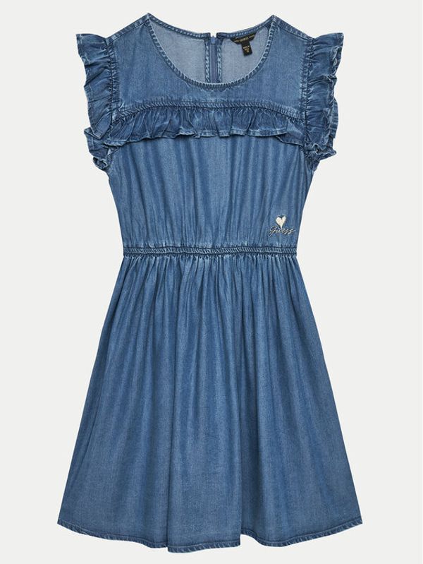 Guess Guess Jeans haljina J4GK02 D5C70 Tamnoplava Regular Fit