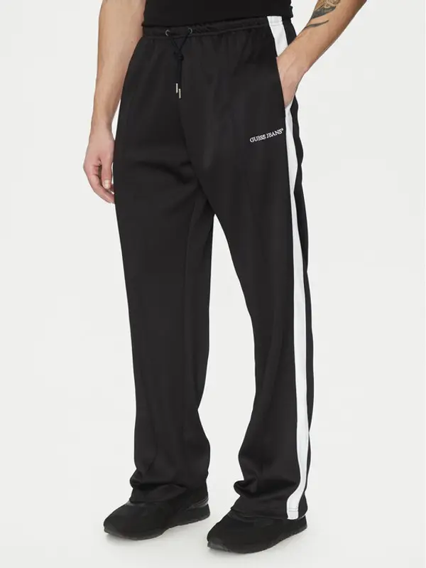 Guess Jeans Guess Jeans Hlače 173615 Crna Regular Fit