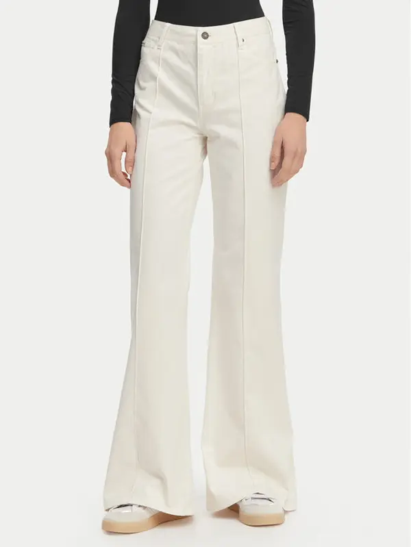 Guess Jeans Guess Jeans Hlače W6RA0R WJ051 Krem Regular Fit