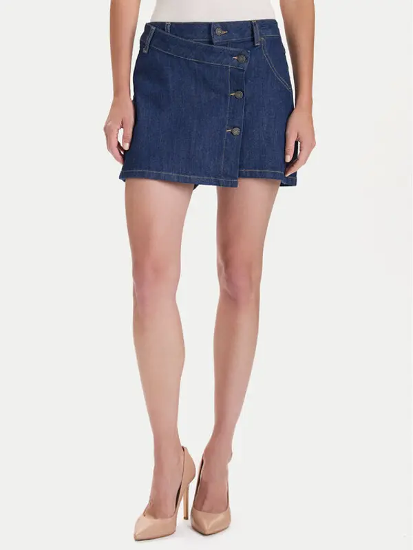 Guess Jeans Guess Jeans Jeans suknja W5BD96 D002A Tamnoplava Regular Fit
