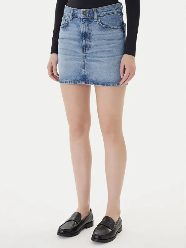 Guess Jeans Guess Jeans Jeans suknja W5GD0Q D5M4A Plava Regular Fit