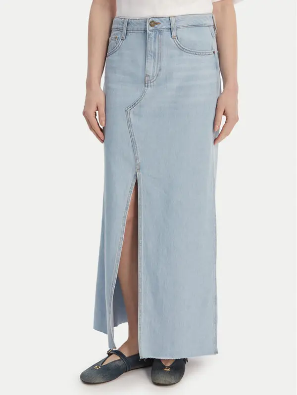 Guess Jeans Guess Jeans Jeans suknja W6GD52 D7902 Plava Regular Fit