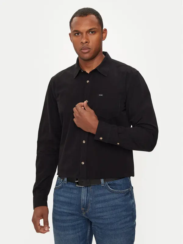 Guess Jeans Guess Jeans Košulja M4YH35 WGCF1 Crna Slim Fit