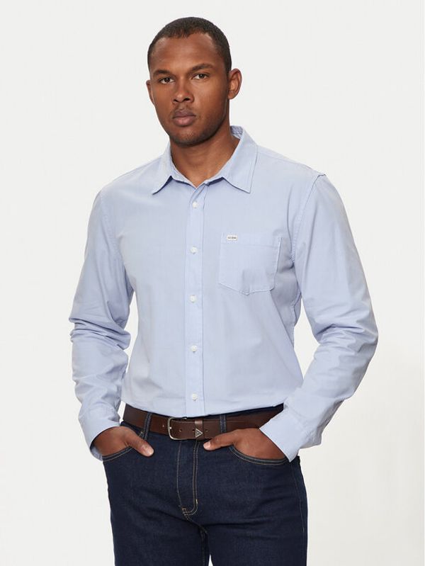 Guess Jeans Guess Jeans Košulja M4YH35 WGCF1 Svijetloplava Slim Fit