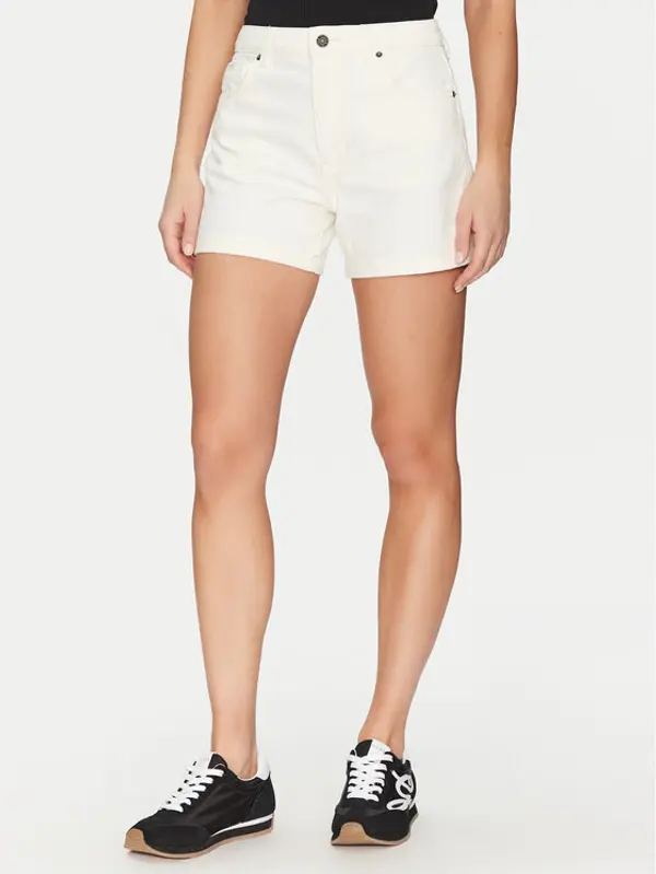 Guess Jeans Guess Jeans Kratke hlače W5GD0S D5M62 Bijela Regular Fit