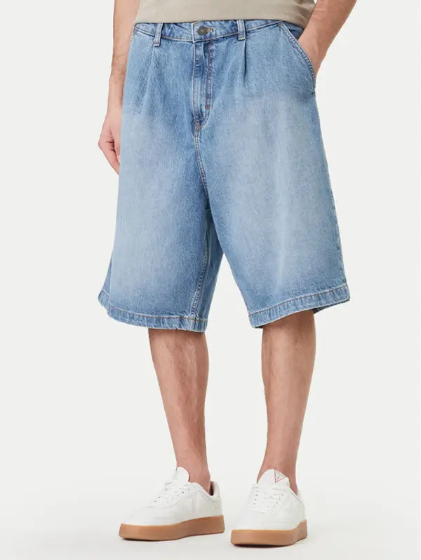 Guess Jeans Guess Jeans Kratke traperice M6GD39 D5M5V Plava Relaxed Fit