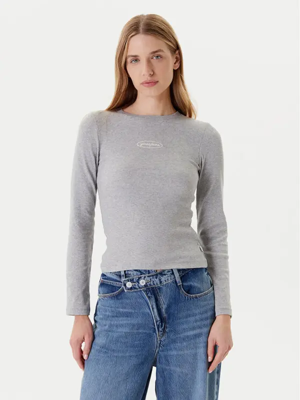 Guess Jeans Guess Jeans Majica W5YP38 KA0H1 Siva Slim Fit