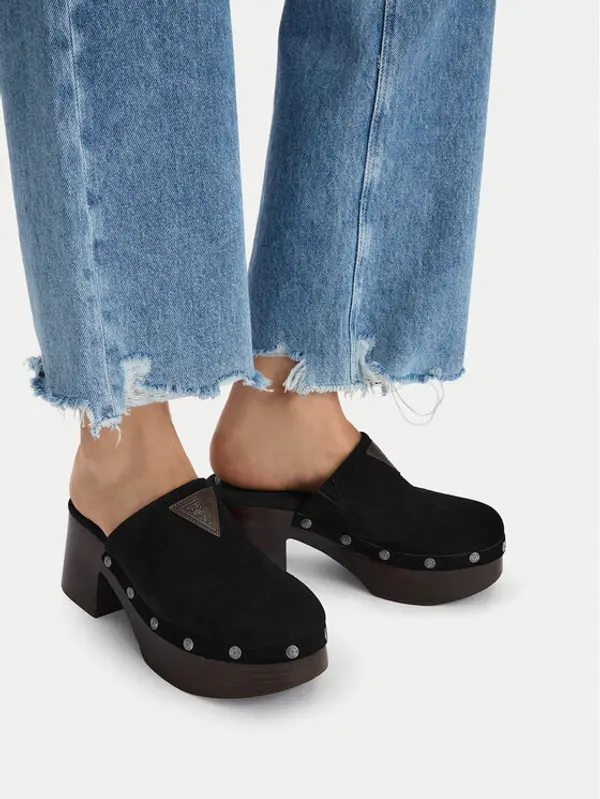 Guess Jeans Guess Jeans Natikače EO-JDGJ66-4 Crna