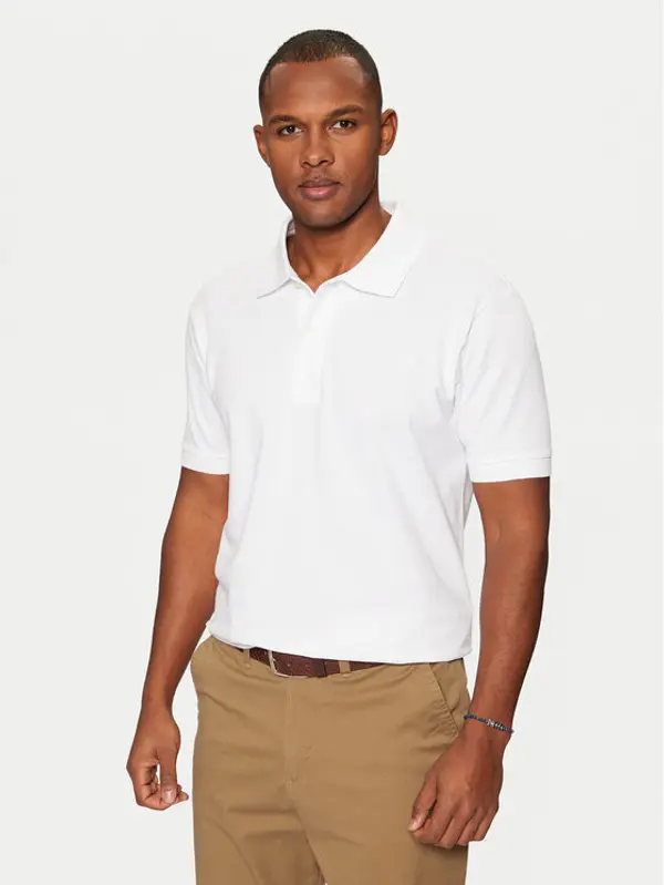 Guess Jeans Guess Jeans Polo M4BP29 KCJV1 Bijela Regular Fit