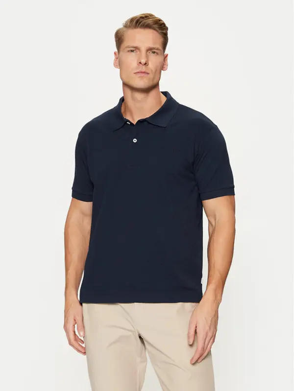 Guess Jeans Guess Jeans Polo M4BP29 KCJV1 Tamnoplava Regular Fit