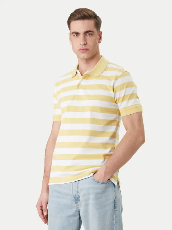 Guess Jeans Guess Jeans Polo M6GP00 KCOT1 Žuta Regular Fit