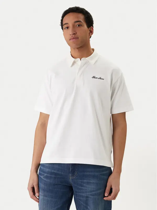 Guess Jeans Guess Jeans Polo M6GP13 KCYM1 Bijela Oversize