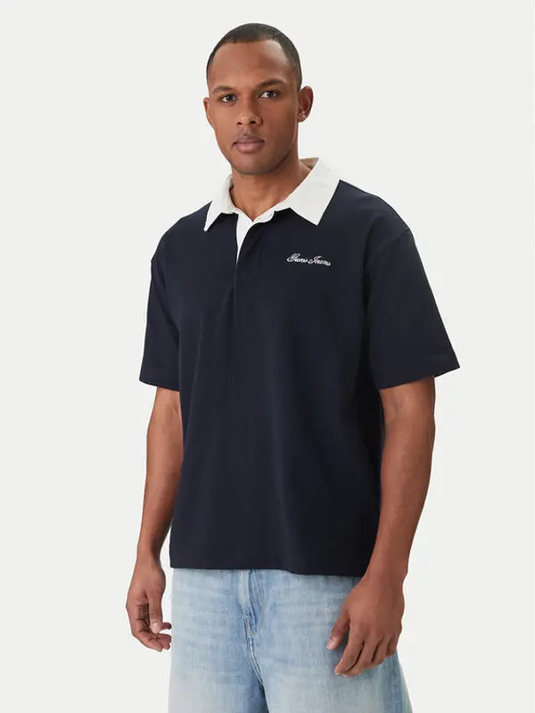 Guess Jeans Guess Jeans Polo M6GP13 KCYM1 Tamnoplava Oversize