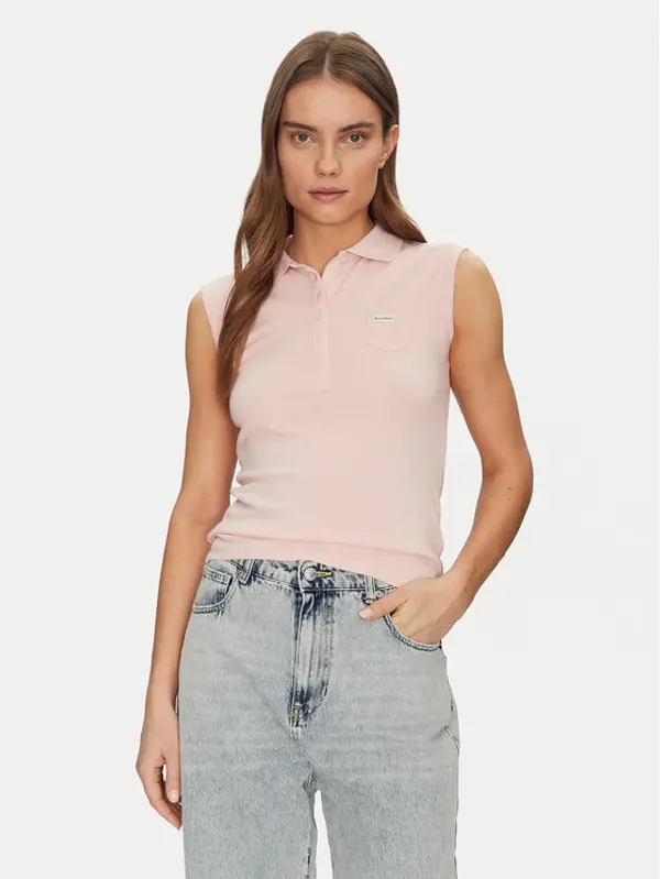 Guess Jeans Guess Jeans Polo W5GP24 KCYR1 Bež Regular Fit