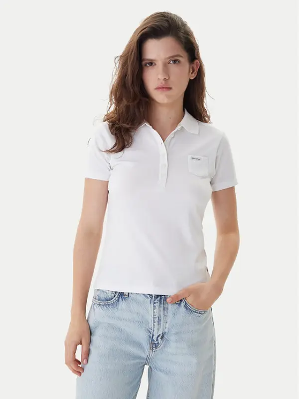 Guess Jeans Guess Jeans Polo W5GP73 KCYR1 Bijela Regular Fit