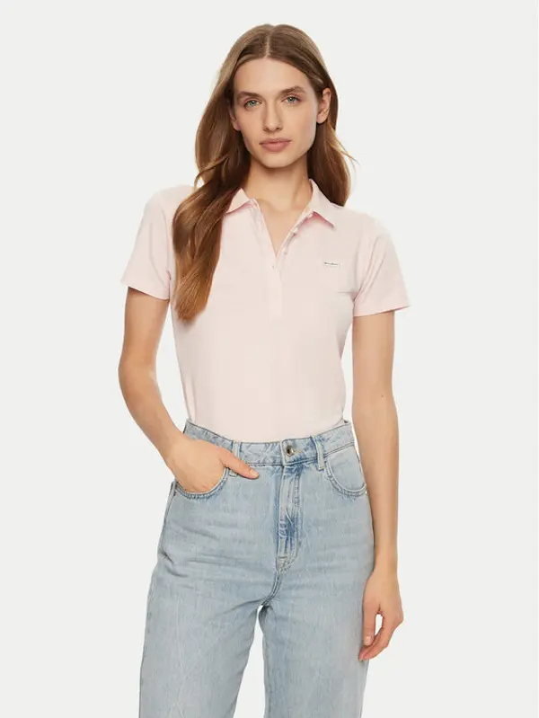 Guess Jeans Guess Jeans Polo W5RP47 KARS2 Bež Regular Fit